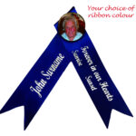personalised funeral ribbon